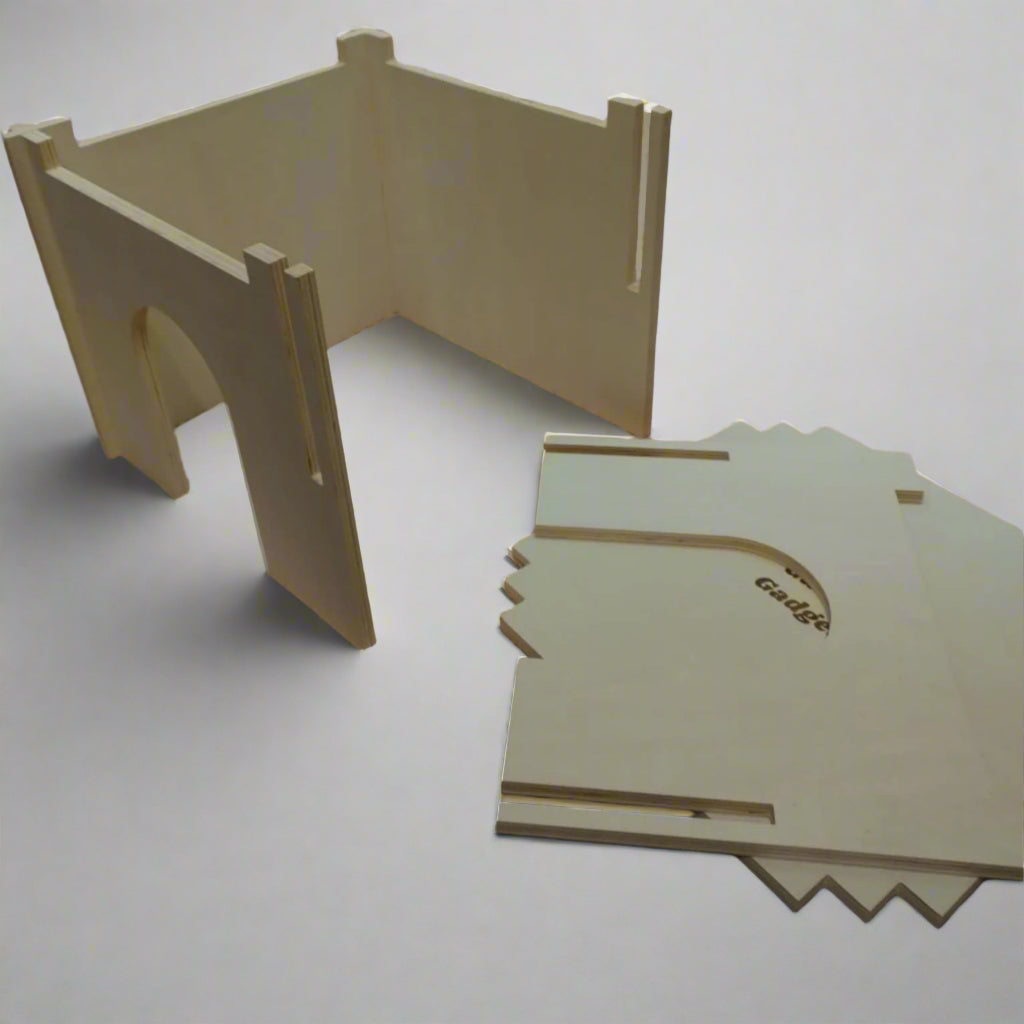Wooden Guinea Pig House / Hide with two exits