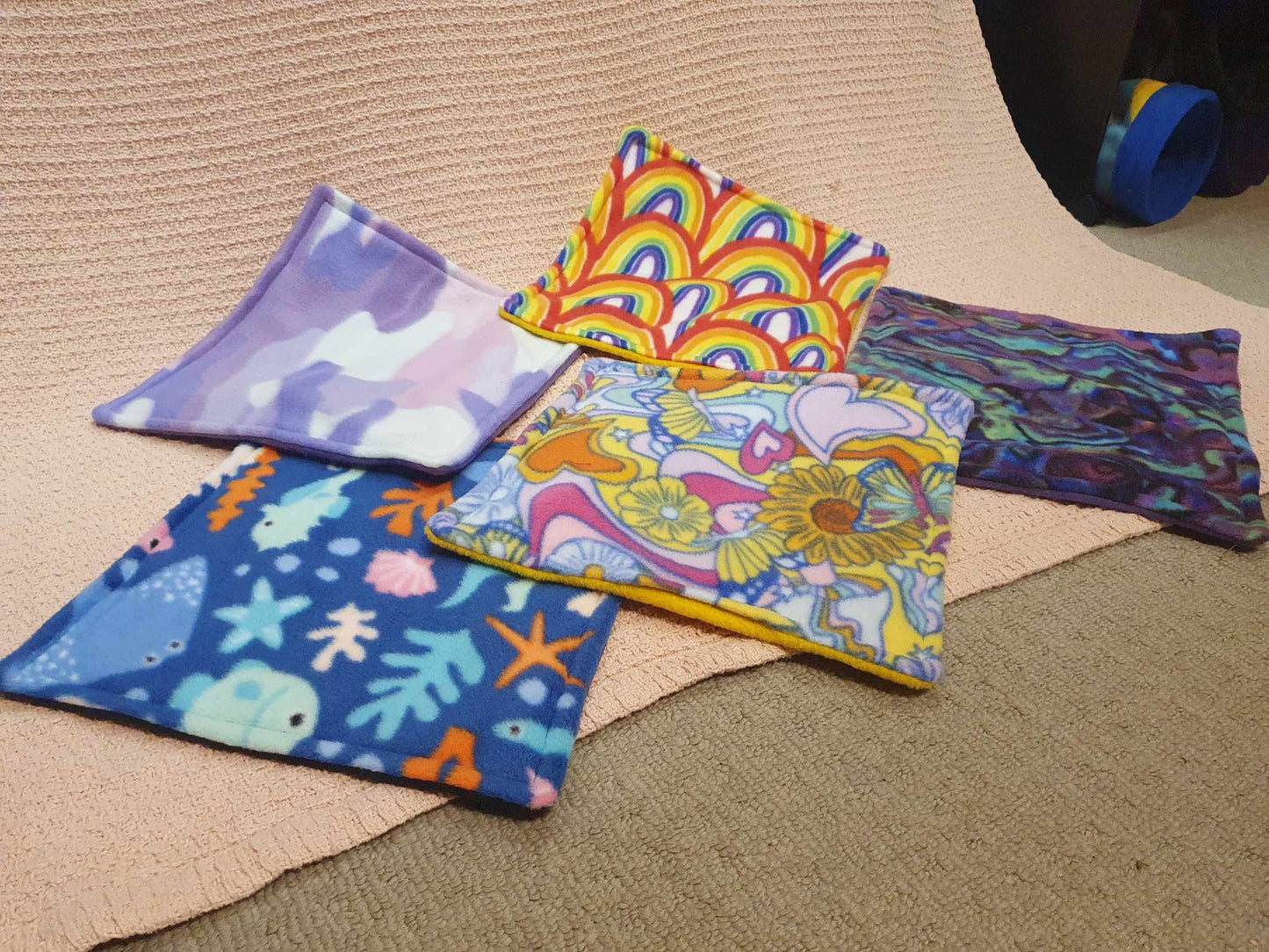 Small handmade pee pads for small animals, Guinea Pigs, Bunnies, etc.