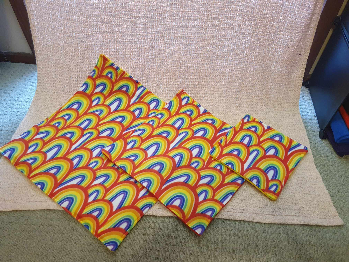 Large handmade pee pads for small animals like guinea pigs etc.