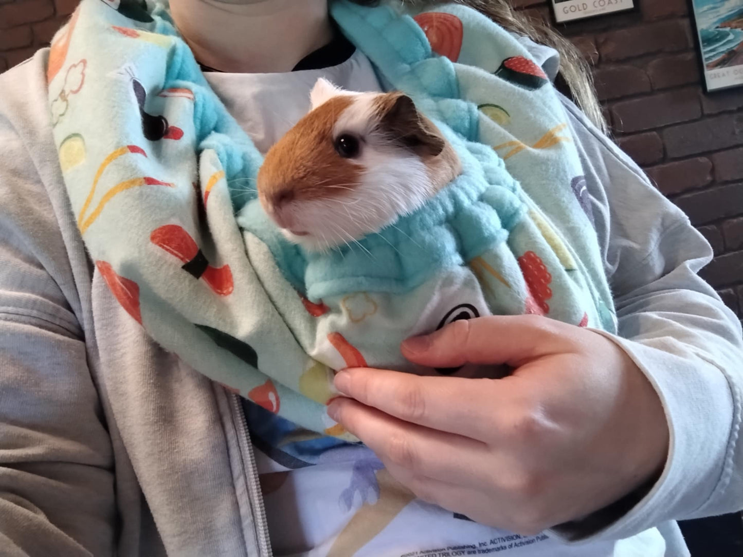 Cuddle Scarf / Bonding Scarf for guinea pigs and other small animals